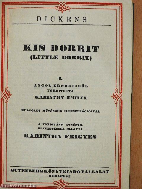 Kis Dorrit I-IV.
