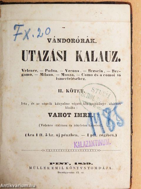 Vándorórák II.