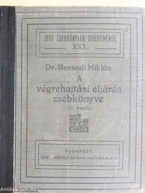 A végrehajtási eljárás zsebkönyve