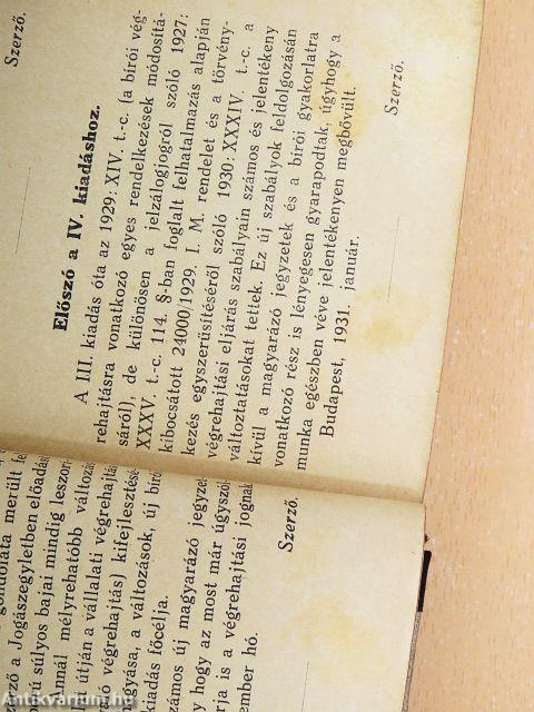 A végrehajtási eljárás zsebkönyve