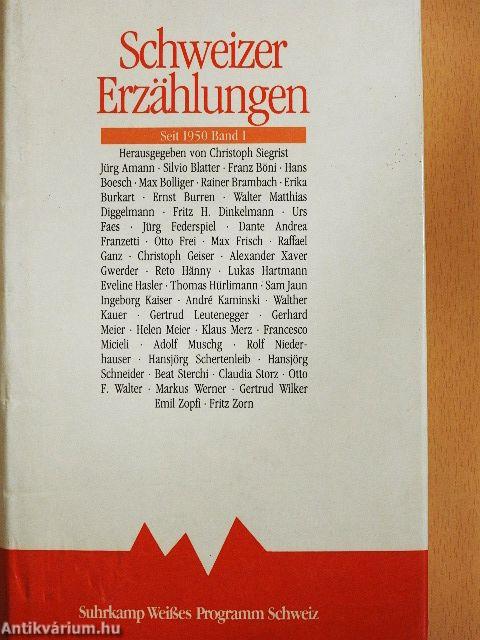 Schweizer Erzählungen 1-2.