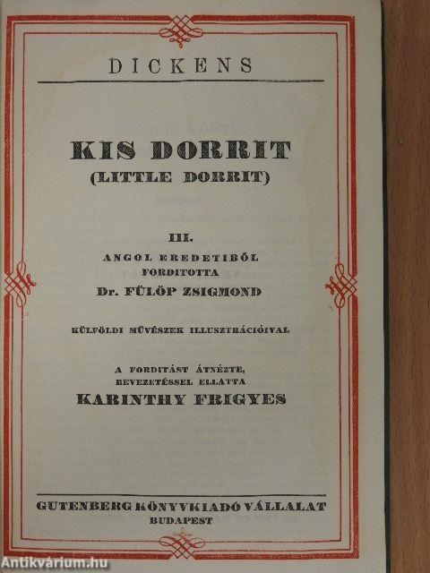 Kis Dorrit I-IV.