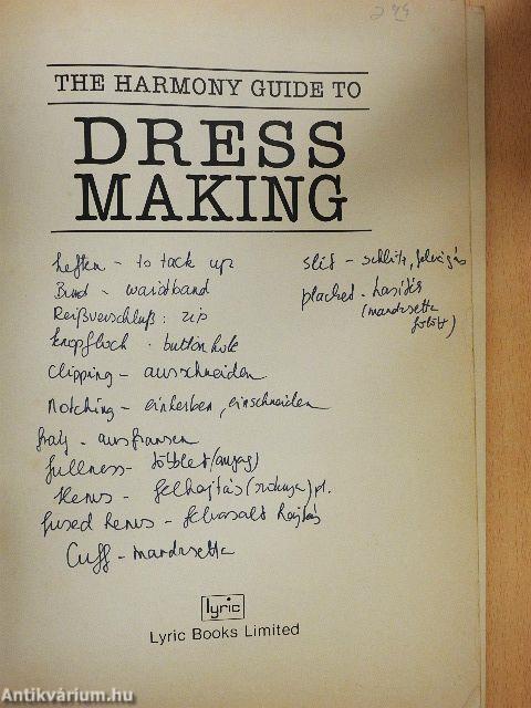 The Harmony Guide to Dress Making