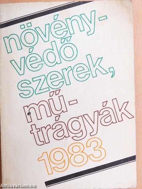 Növényvédő szerek, műtrágyák 1983
