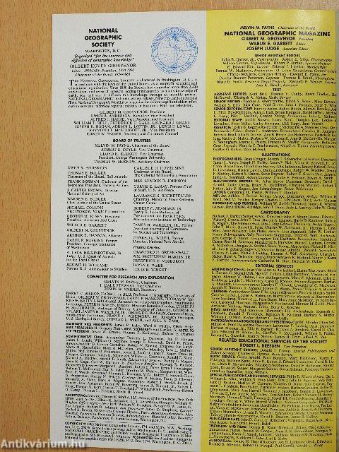 National Geographic January-December 1984. I-II.