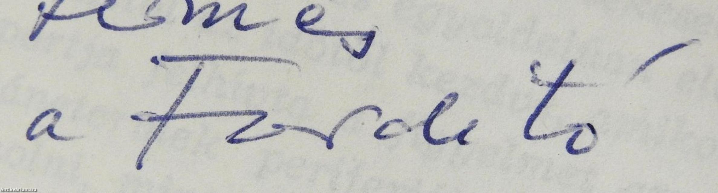 A jazz világában (dedikált példány)