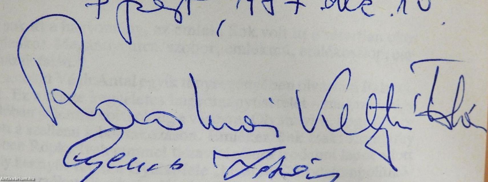 Bőrünkön a betűk (kétszeresen dedikált példány)