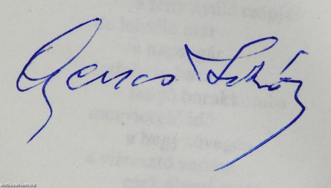 Bőrünkön a betűk (kétszeresen dedikált példány)