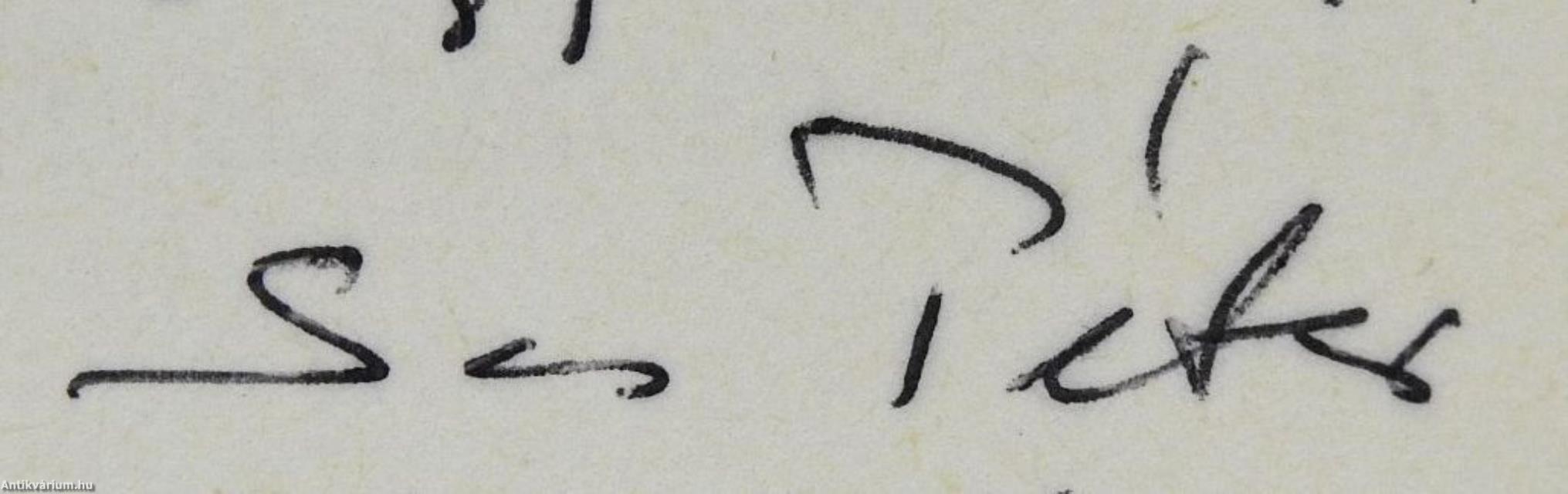 "Kőből, fából házat... igékből várat" (dedikált példány)