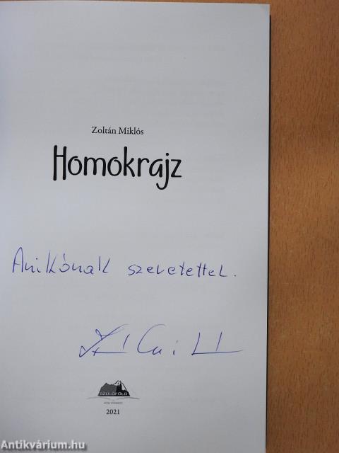 Homokrajz (dedikált példány)