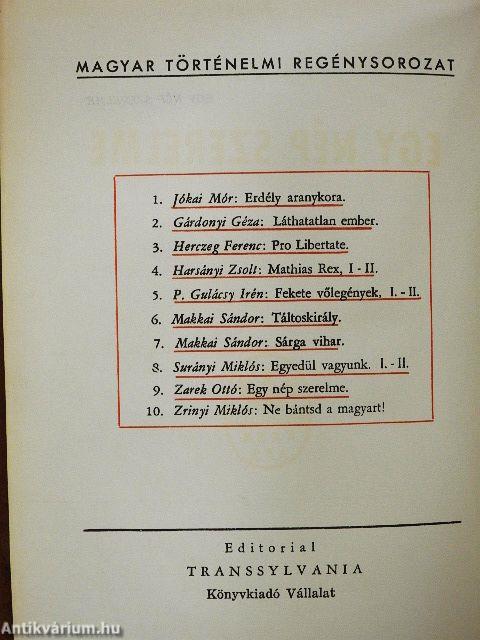 Egy nép szerelme I-II.