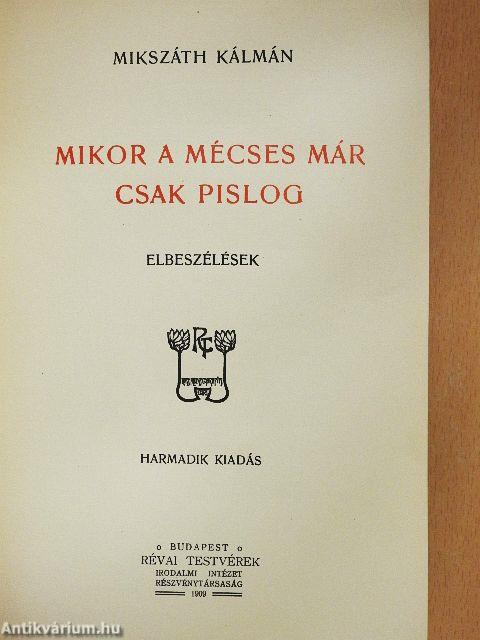 Mikor a mécses már csak pislog