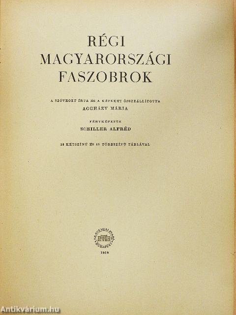 Régi magyarországi faszobrok