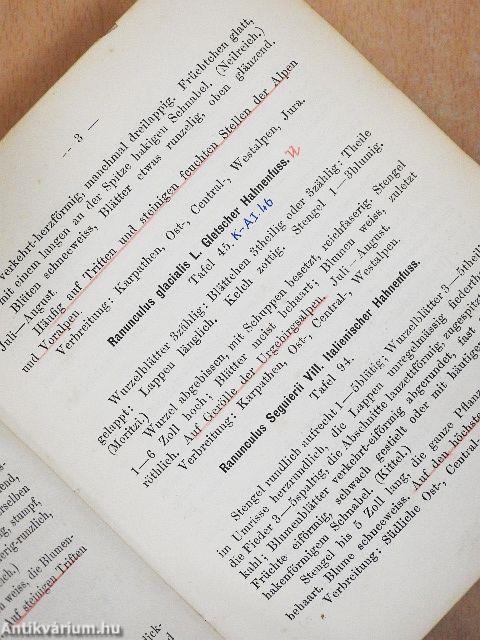 Die Alpenpflanzen III.