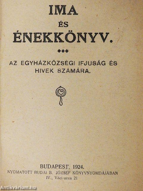 Ima és énekkönyv