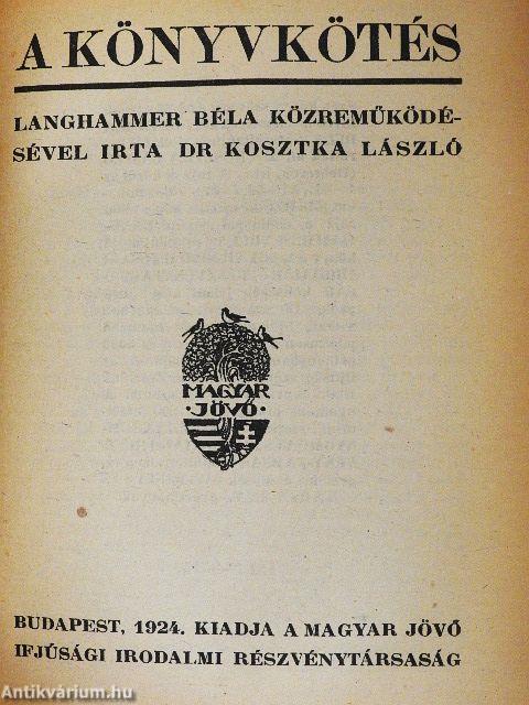 A könyvek és könyvtárak hajdan és most/A könyvkötés