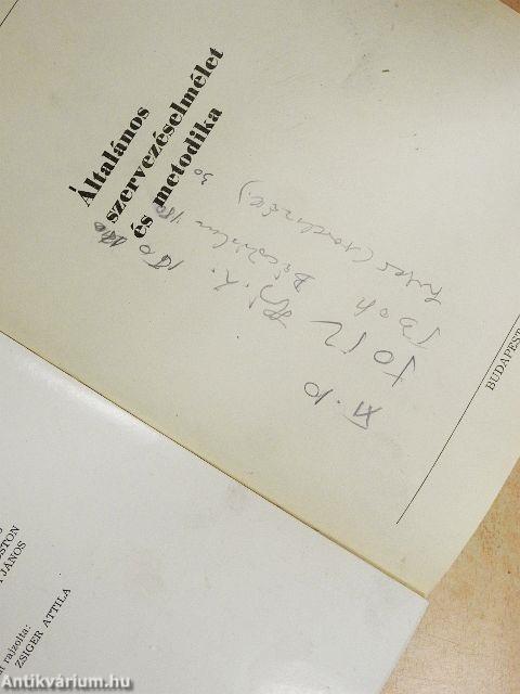 Általános szervezéselmélet és metodika