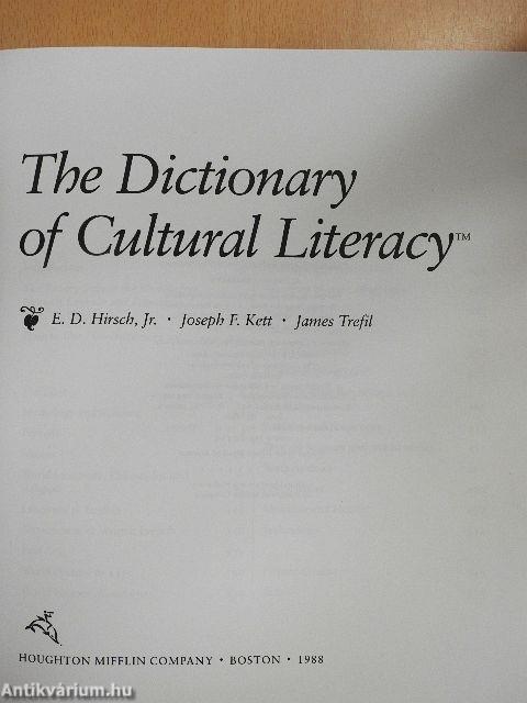 The Dictionary of Cultural Literacy