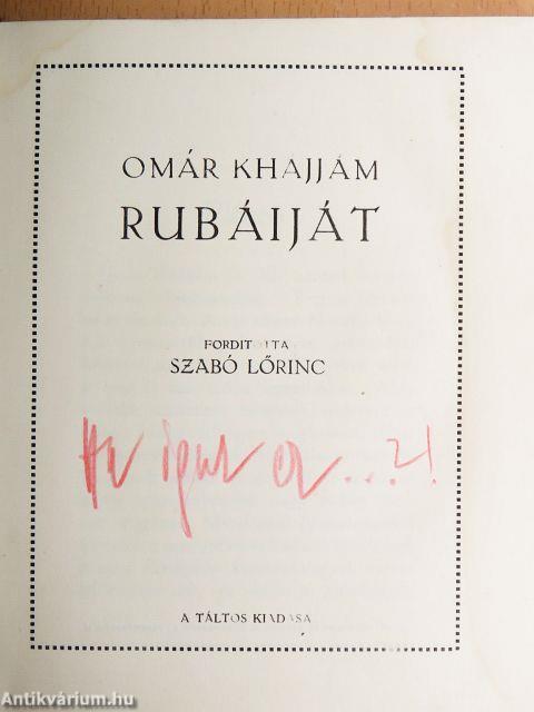 Rubáiját