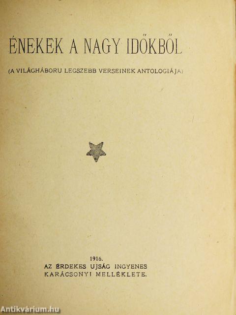 Énekek a nagy időkből
