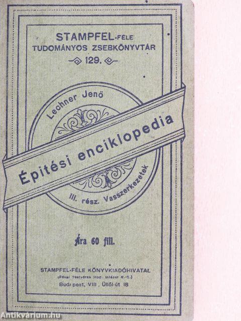 Épitési enciklopedia III.