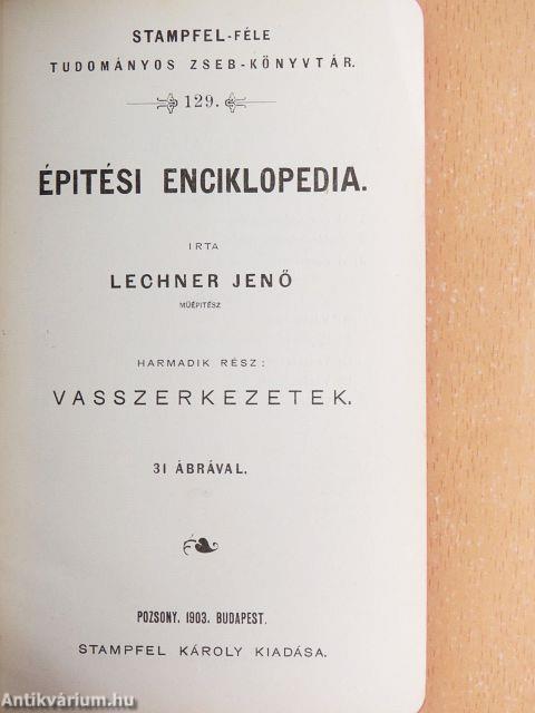 Épitési enciklopedia III.
