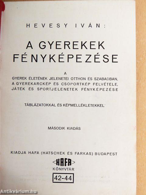 A gyerekek fényképezése