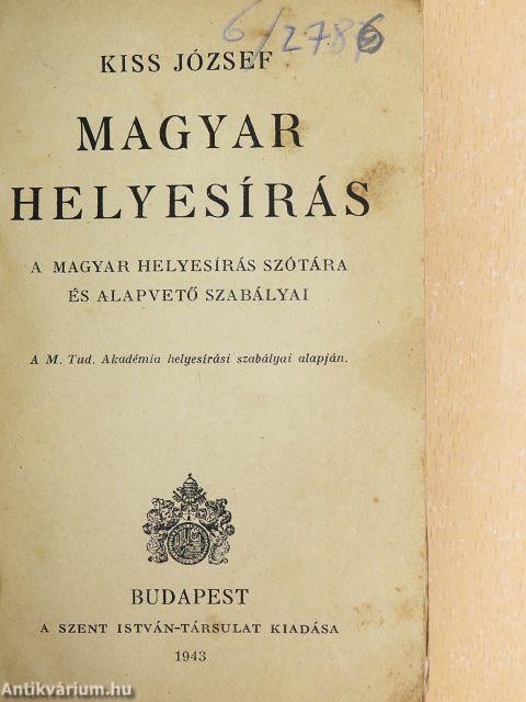 Magyar helyesírás
