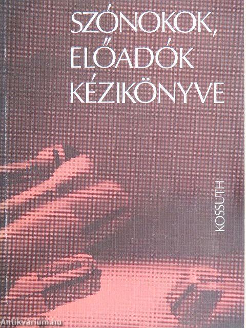 Szónokok, előadók kézikönyve