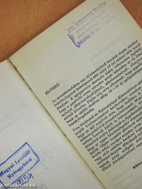 A Kőbányai Gyógyszerárugyár készítménylistája