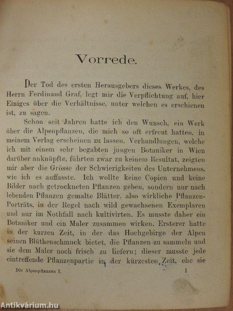 Die Alpenpflanzen III.