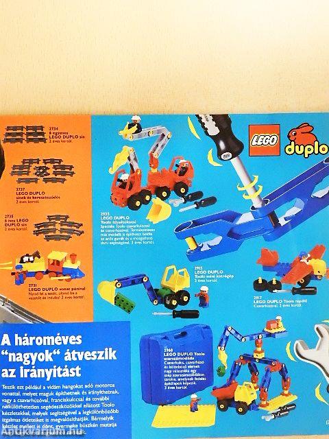 Lego játékok termékkatalógusa 1998