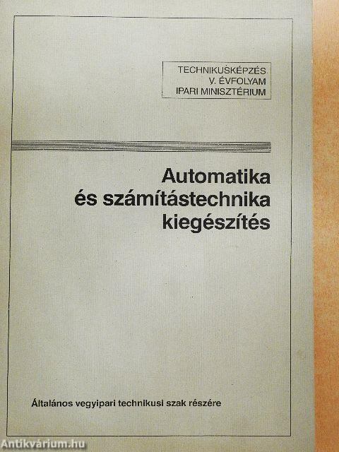 Automatika és számítástechnika kiegészítés
