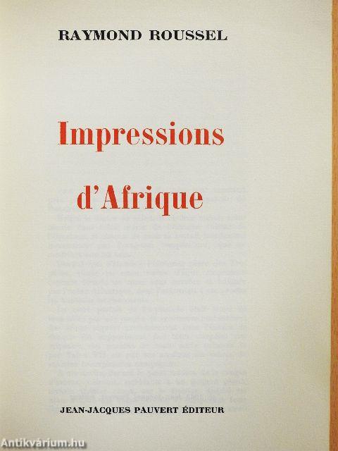 Impressions d'Afrique