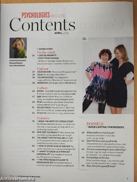 Psychologies Magazine April 2011