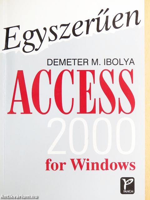 Egyszerűen Access 2000 for Windows