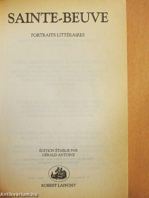 Portraits littéraires