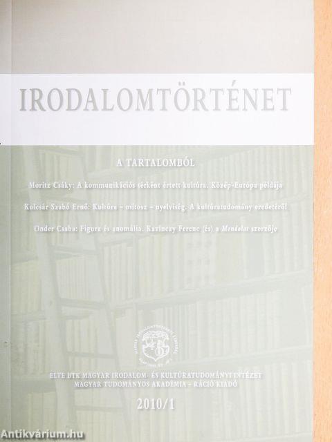 Irodalomtörténet 2010/1.
