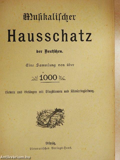 Musikalischer Hausschatz der Deutschen (gótbetűs)