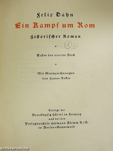 Ein Kampf um Rom I-III. (gótbetűs)