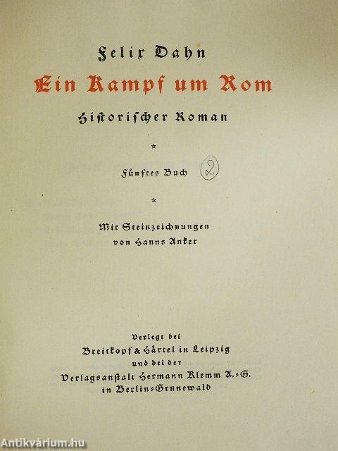 Ein Kampf um Rom I-III. (gótbetűs)