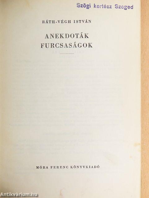 Anekdoták, furcsaságok