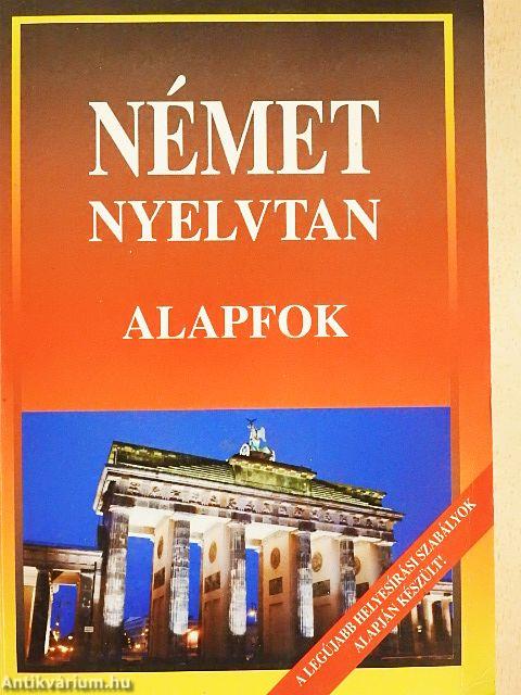 Német nyelvtan - alapfok