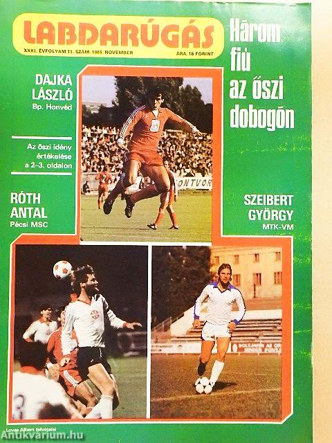 Labdarúgás 1985. november