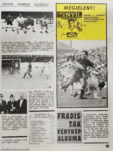 Képes Sport 1985. (nem teljes évfolyam)