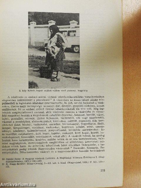 Emberi erővel történő teherhordás az észak-bihari síkságon, a századforduló idején