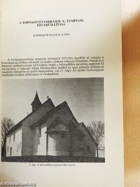 A tornaszentandrási R. K. templom műemléki kutatása
