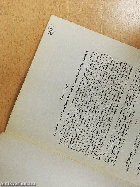 Egy angol utazó 1850 februárjában Bihar megyében és Nagyváradon