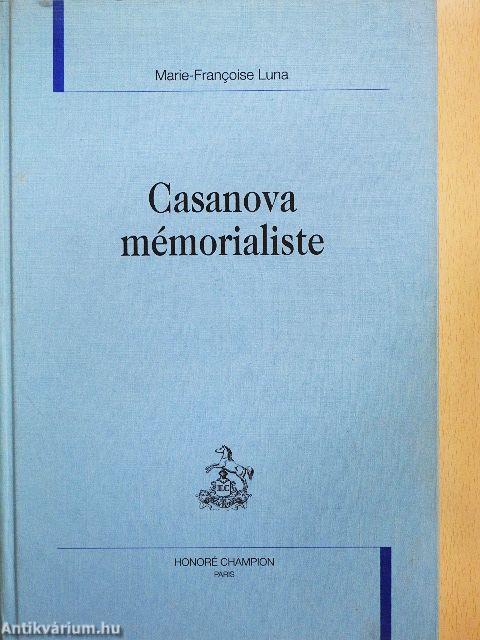 Casanova Mémorialiste
