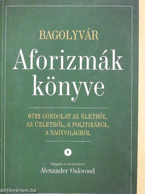 Aforizmák könyve I. (töredék)